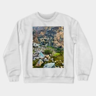 The Wall Of Many Faces Crewneck Sweatshirt